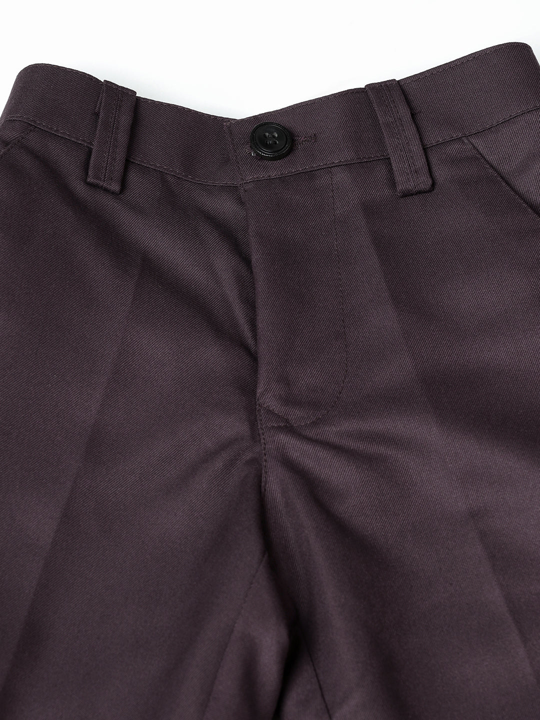 Coffee Brown Notched Lapel Suit Set - Tututree