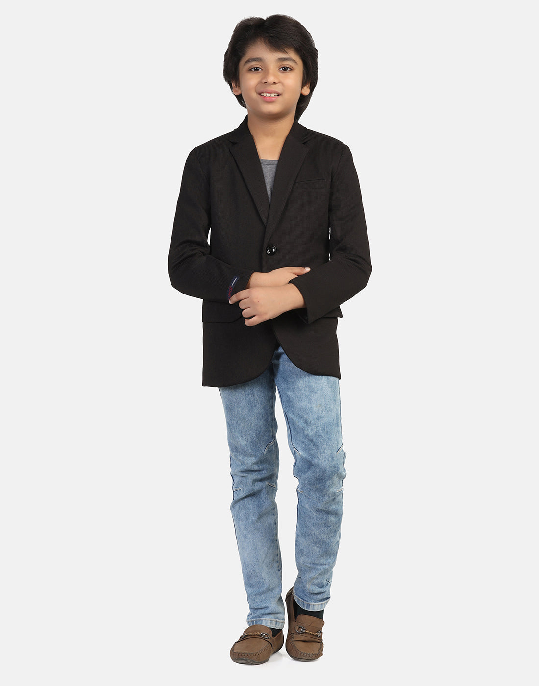 Kids Black Blazer - Tahvo India