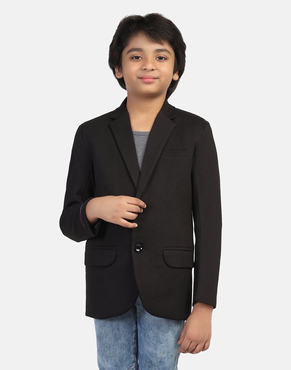 Kids Black Blazer - Tahvo India