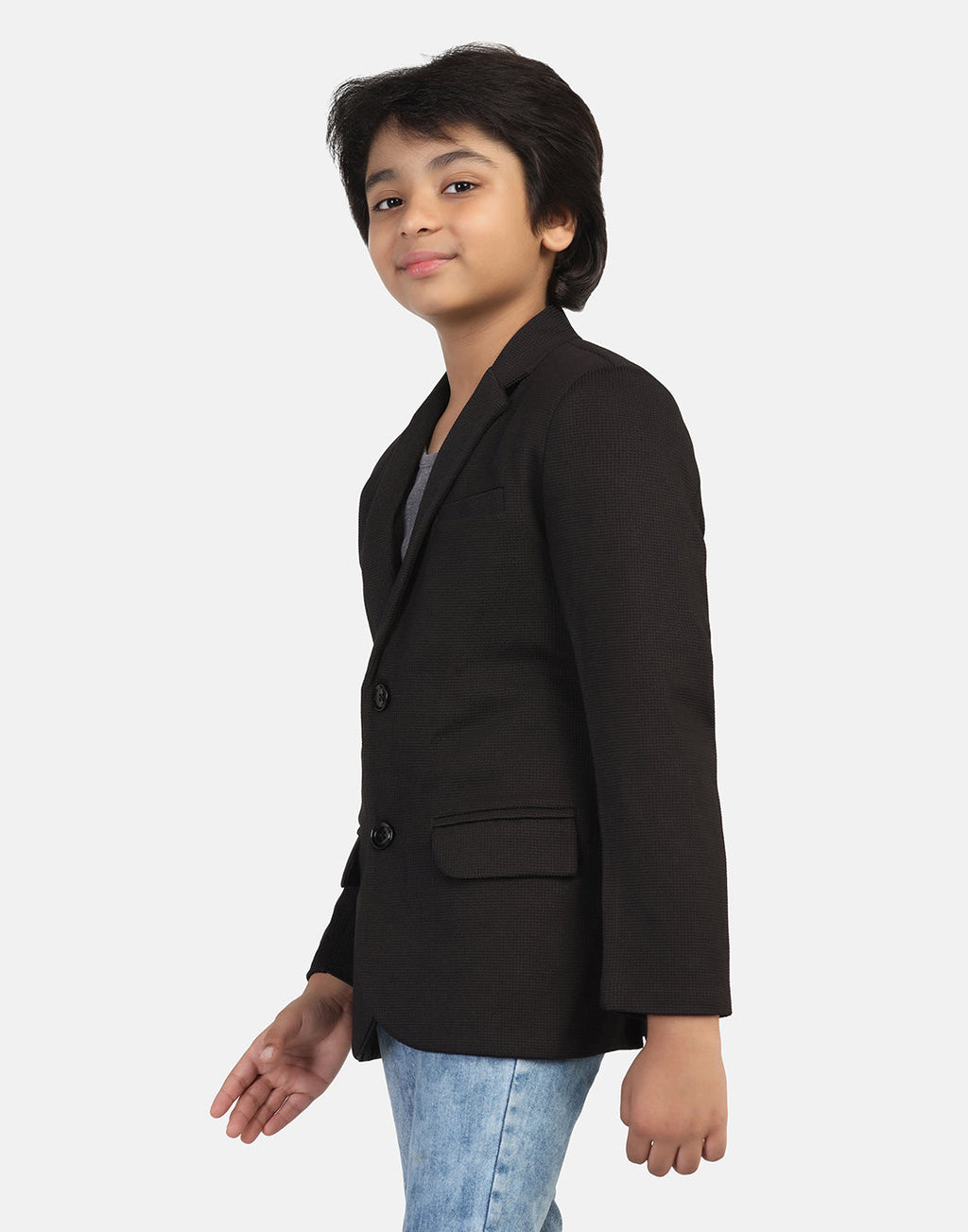 Kids Black Blazer - Tahvo India