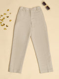 Light Beige Formal Trousers - Tahvo India