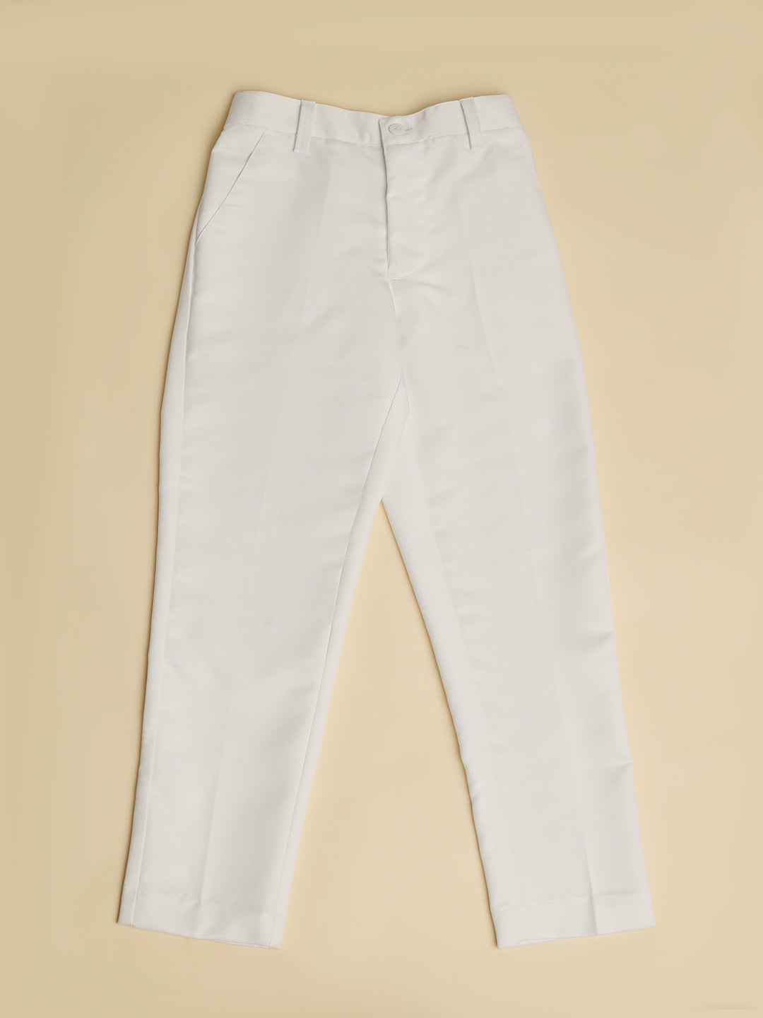 Light White Formal Trousers - Tahvo India