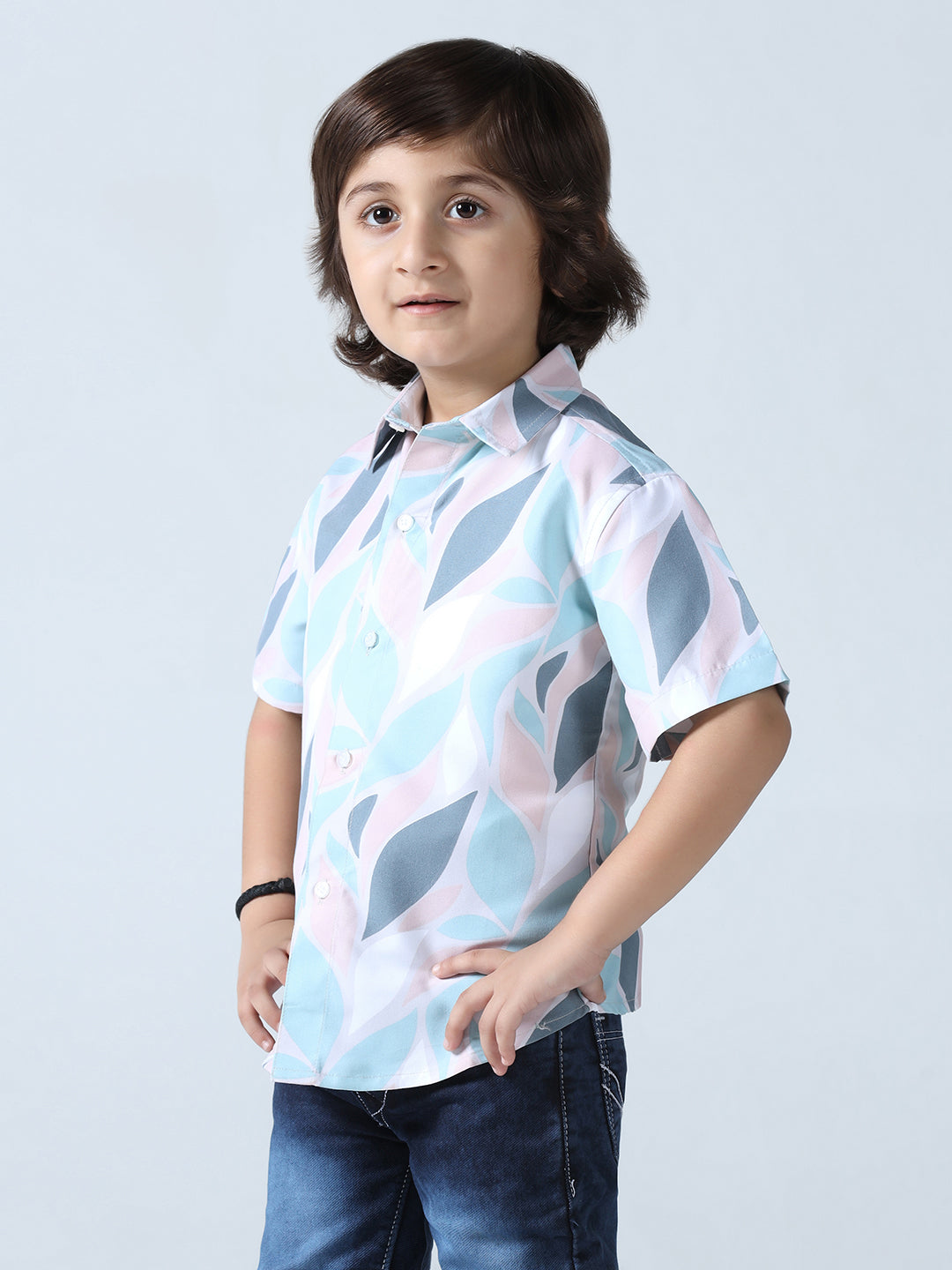 Pastel Pop Abstract Print Shirt