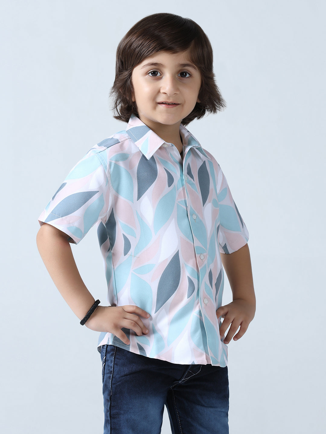 Pastel Pop Abstract Print Shirt