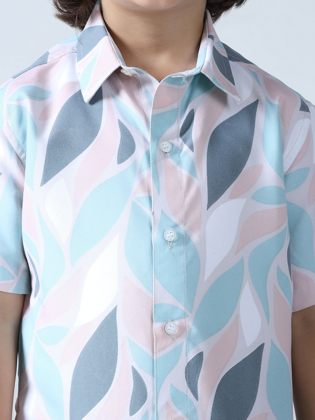 Pastel Pop Abstract Print Shirt