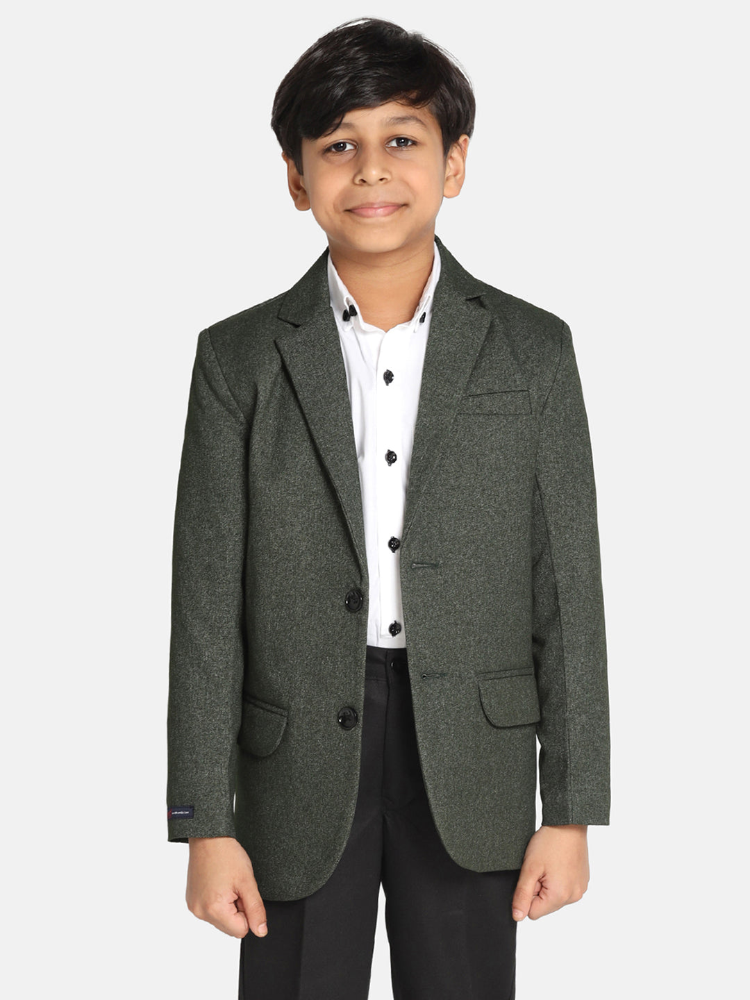 Boys Dark Green Suit Set - Tahvo India