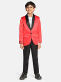 Boys Red Tuxedo Suit Set - Tututree