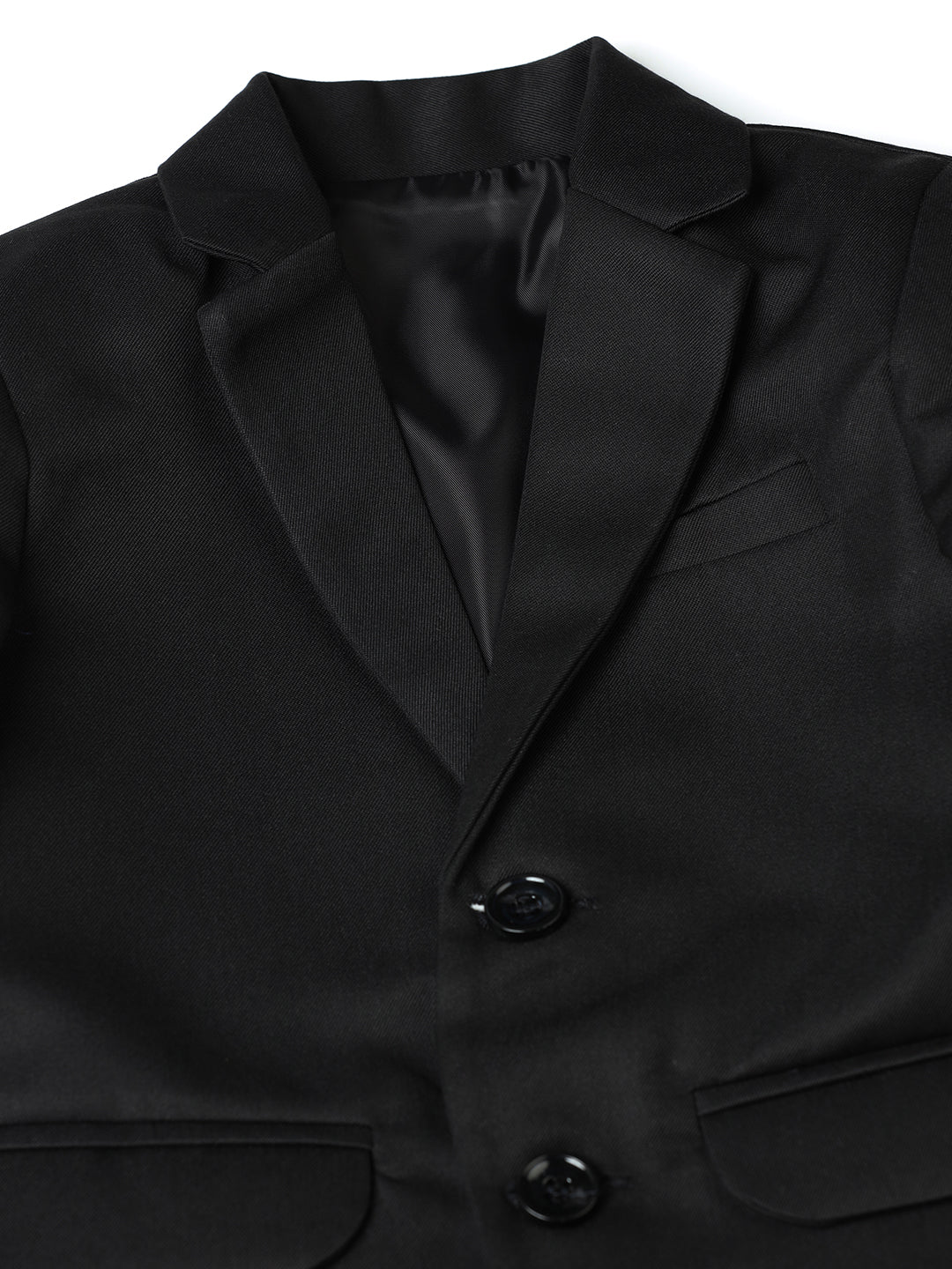 Black Notched Lapel suit set