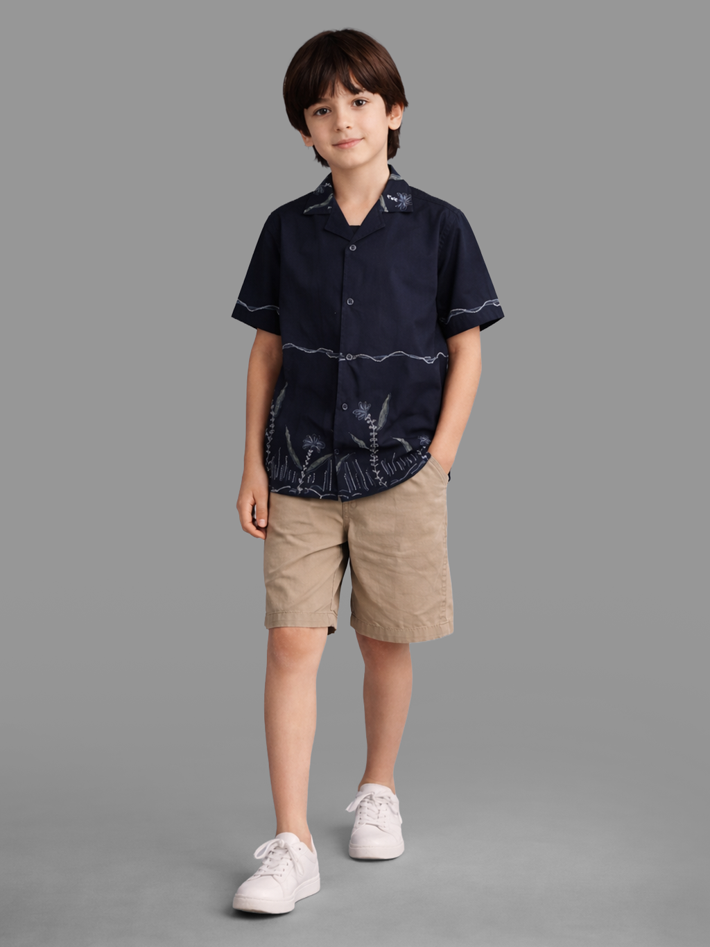 Boy Blue Printed Shirt