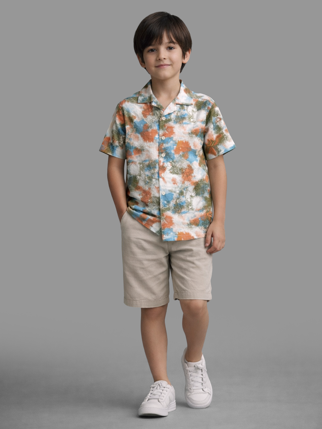 Casual cotton half sleeves shirt