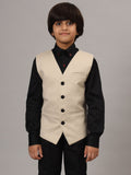Boys Beige Waistcoat - Tututree