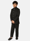 Kids Black Bandgala Suit - Tututree