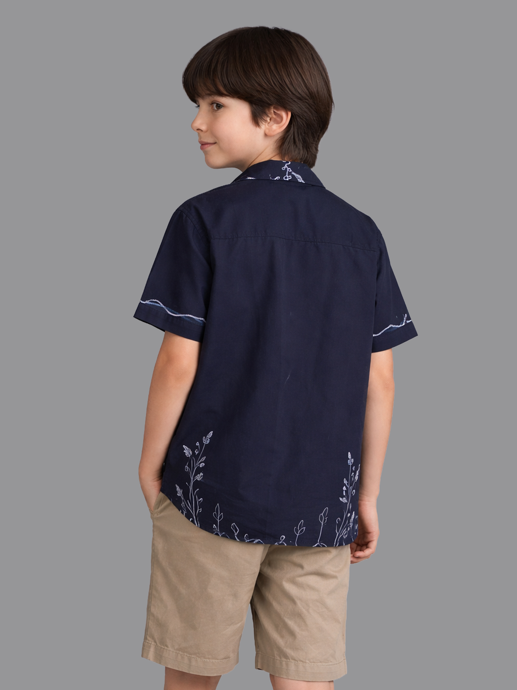 Boy Blue Printed Shirt