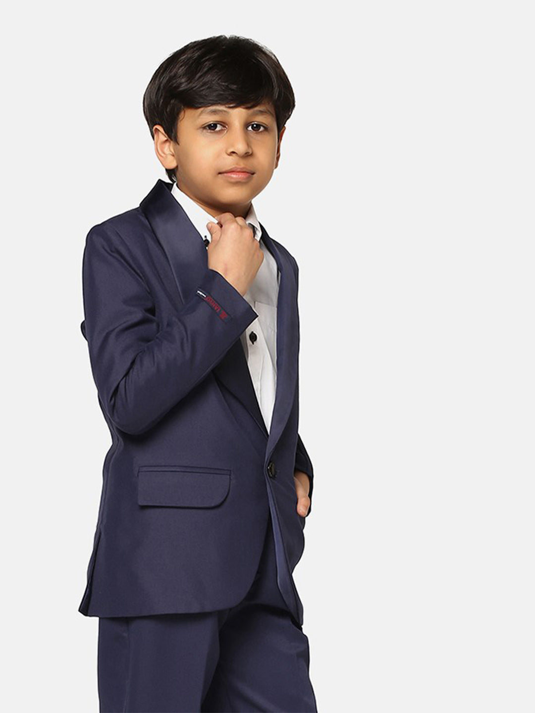 Boys Blue Tuxedo Suit - Tahvo India