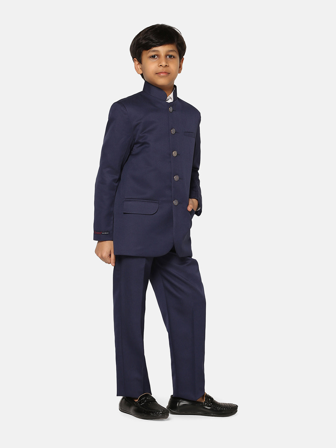 Kids Blue Bandgala Suit - Tahvo India