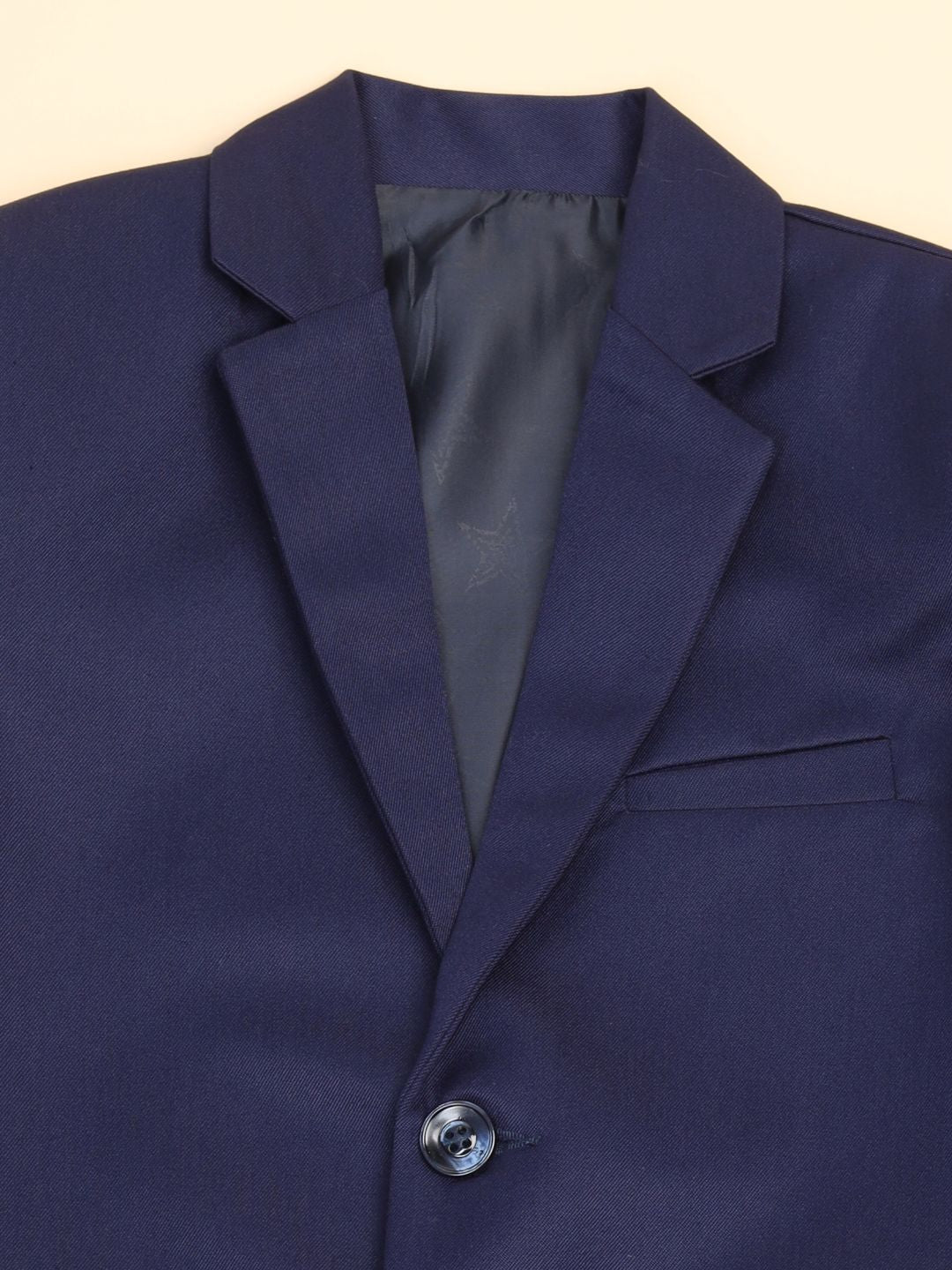 Blue Notched Lapel Blazer & Trouser Set - Tahvo India