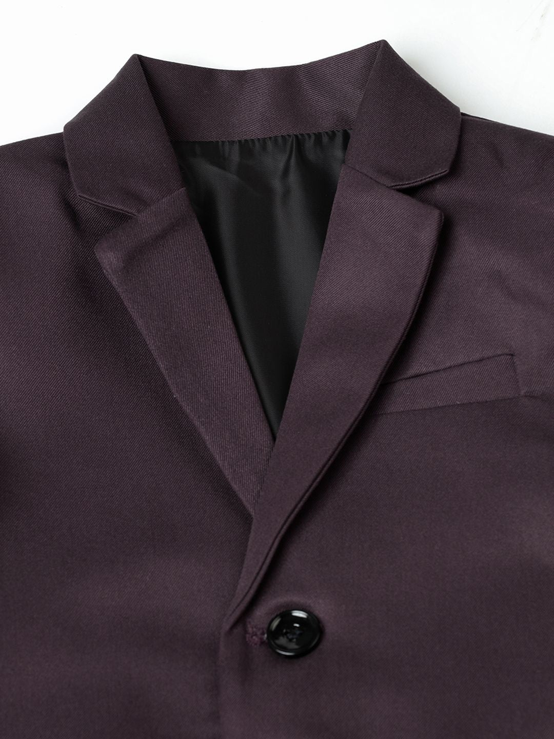 Boys Coffee Brown Notched Blazer