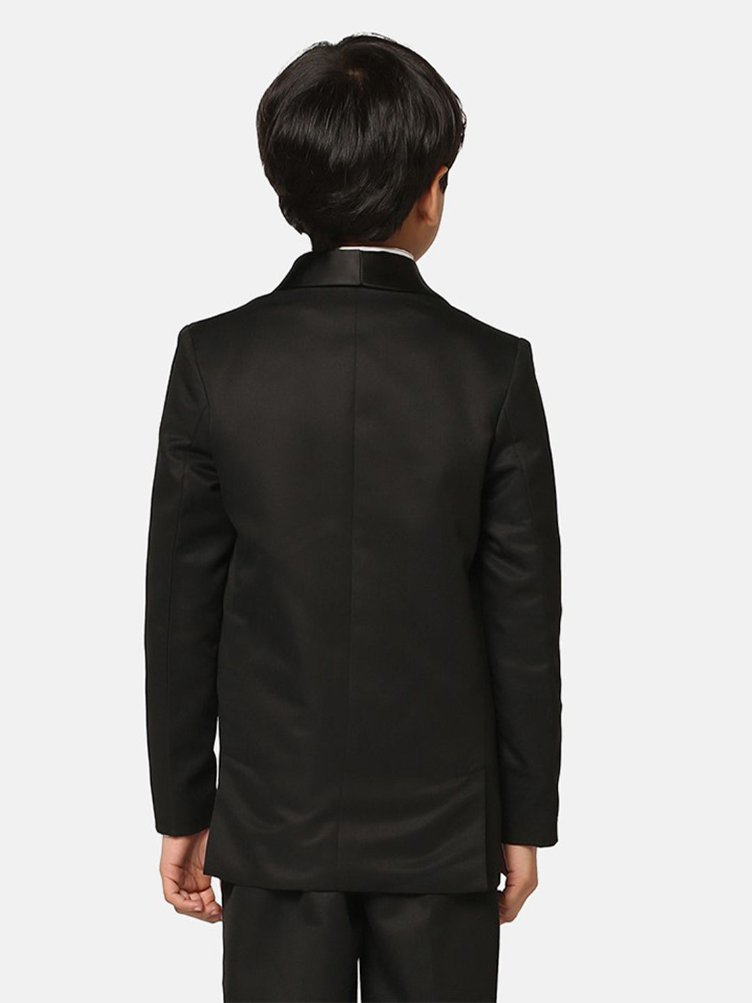 Boys Black Tuxedo Suit - Tahvo India