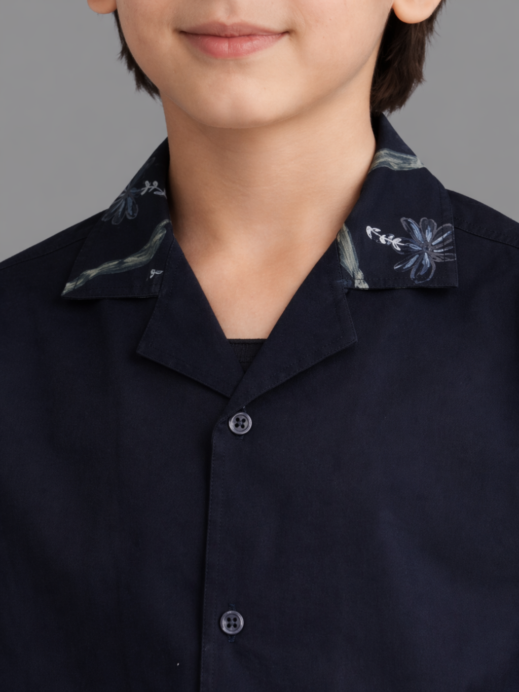 Boy Blue Printed Shirt
