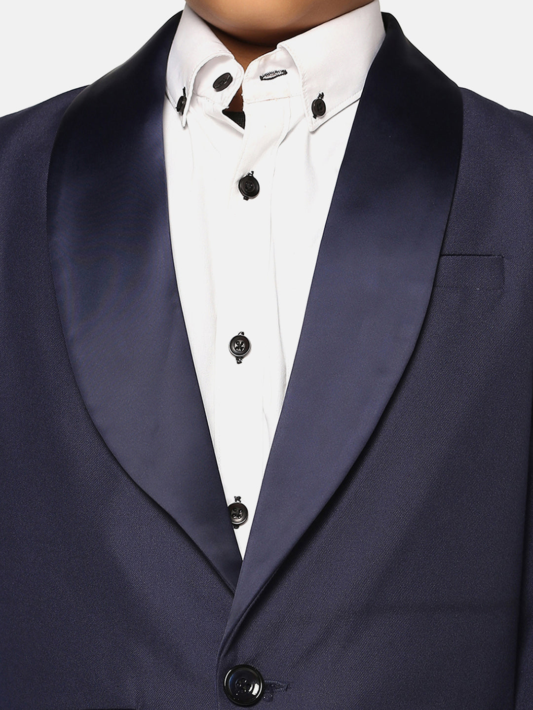 Boys Blue Tuxedo Suit - Tahvo India