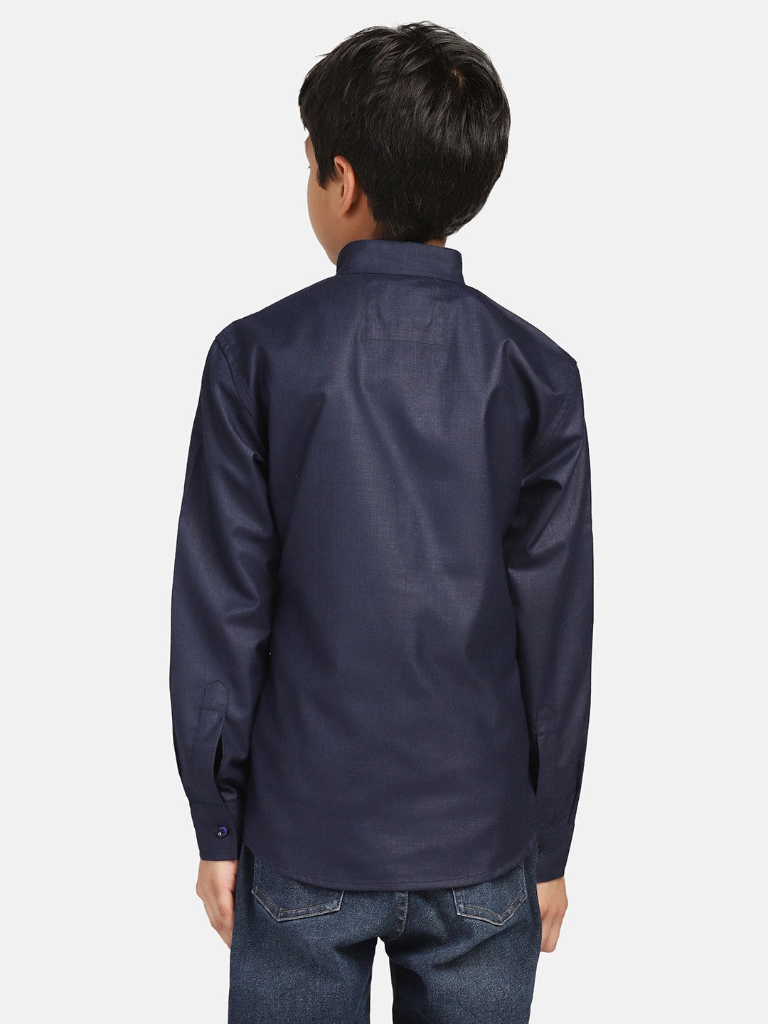 Boys Navy Blue Shirt - Tahvo India