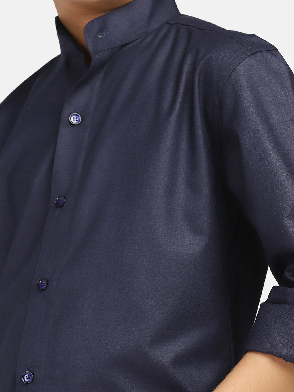 Boys Navy Blue Shirt - Tahvo India