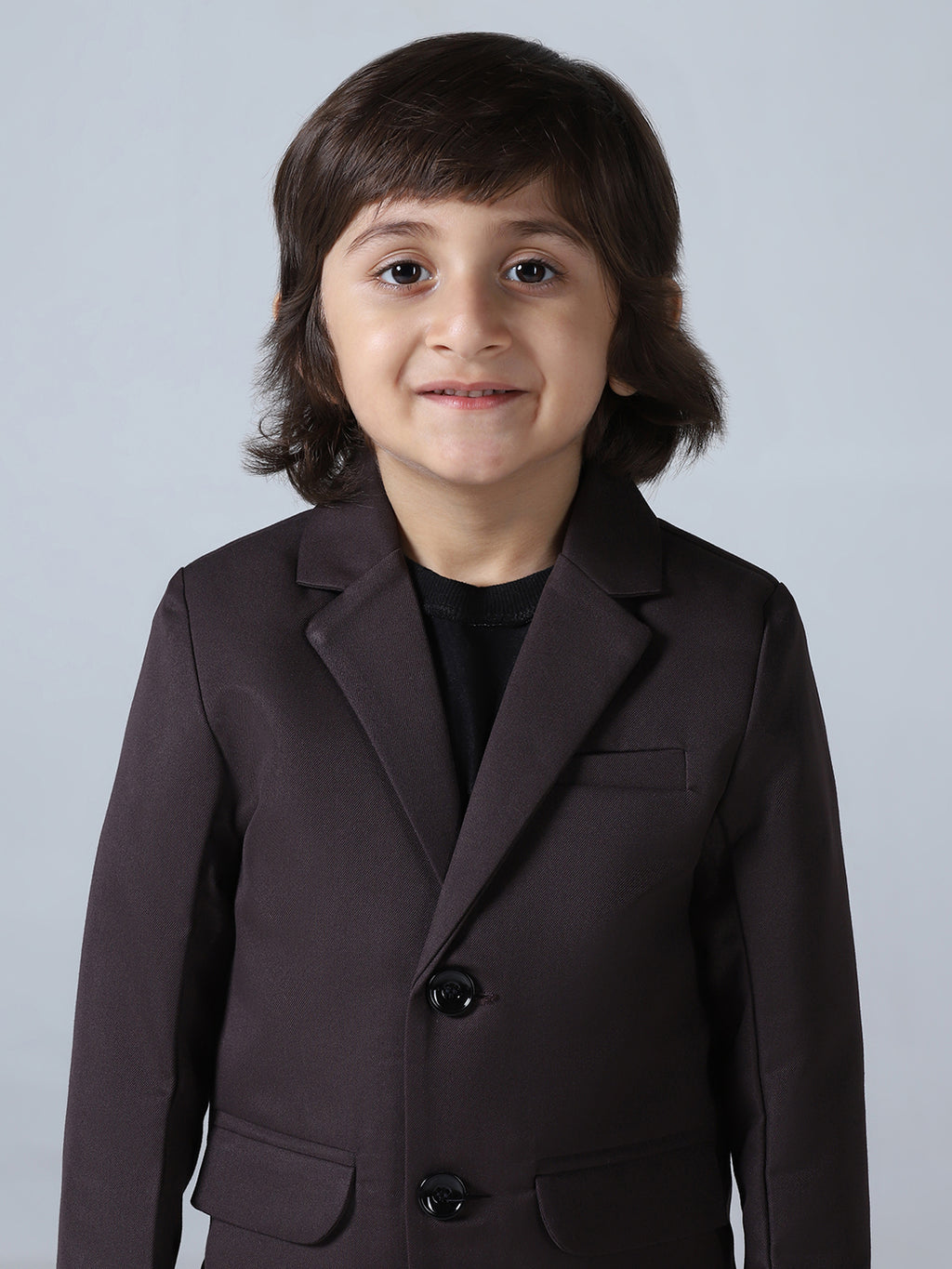Coffee Brown Notched Lapel suit set