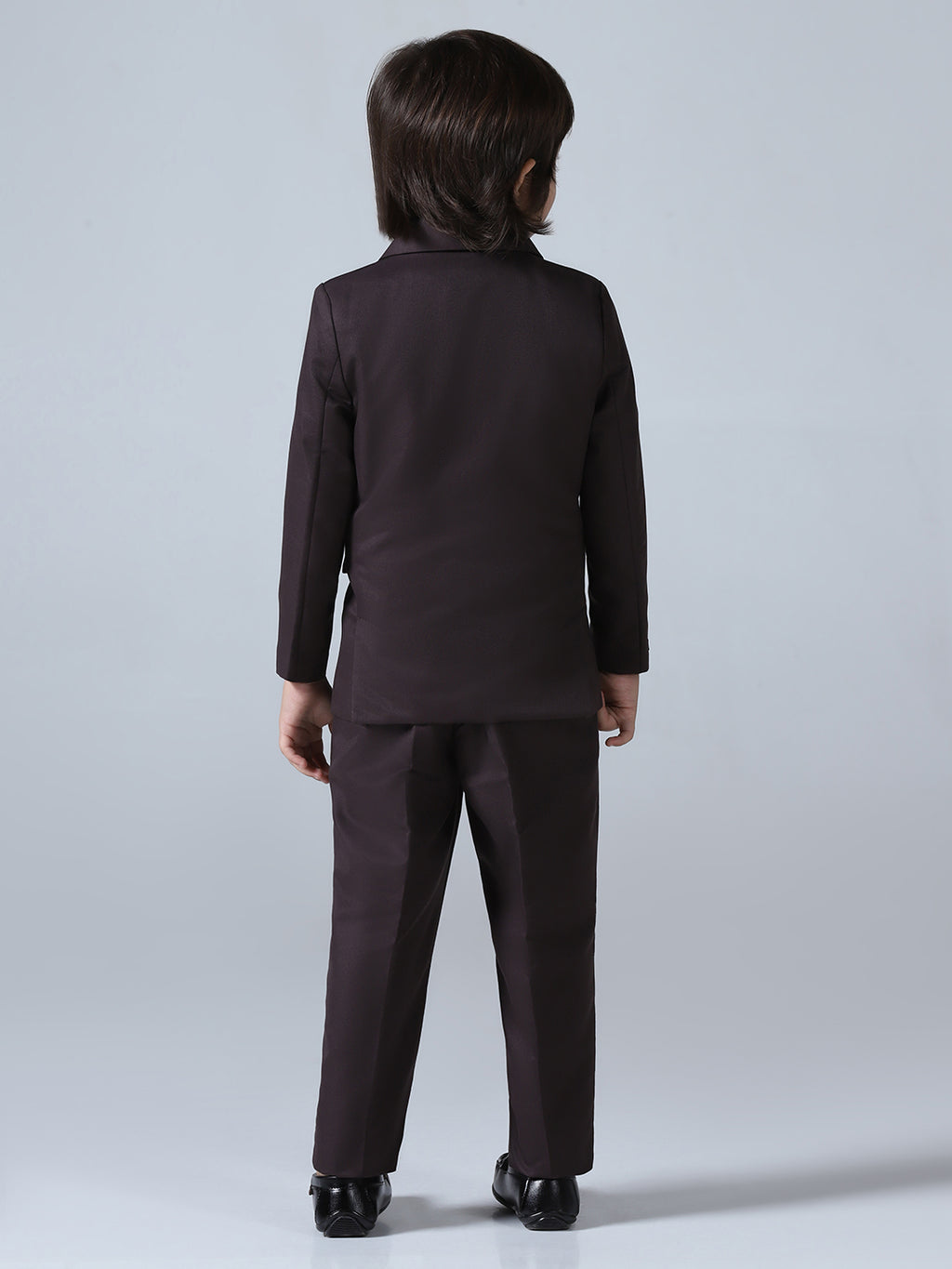 Coffee Brown Notched Lapel suit set
