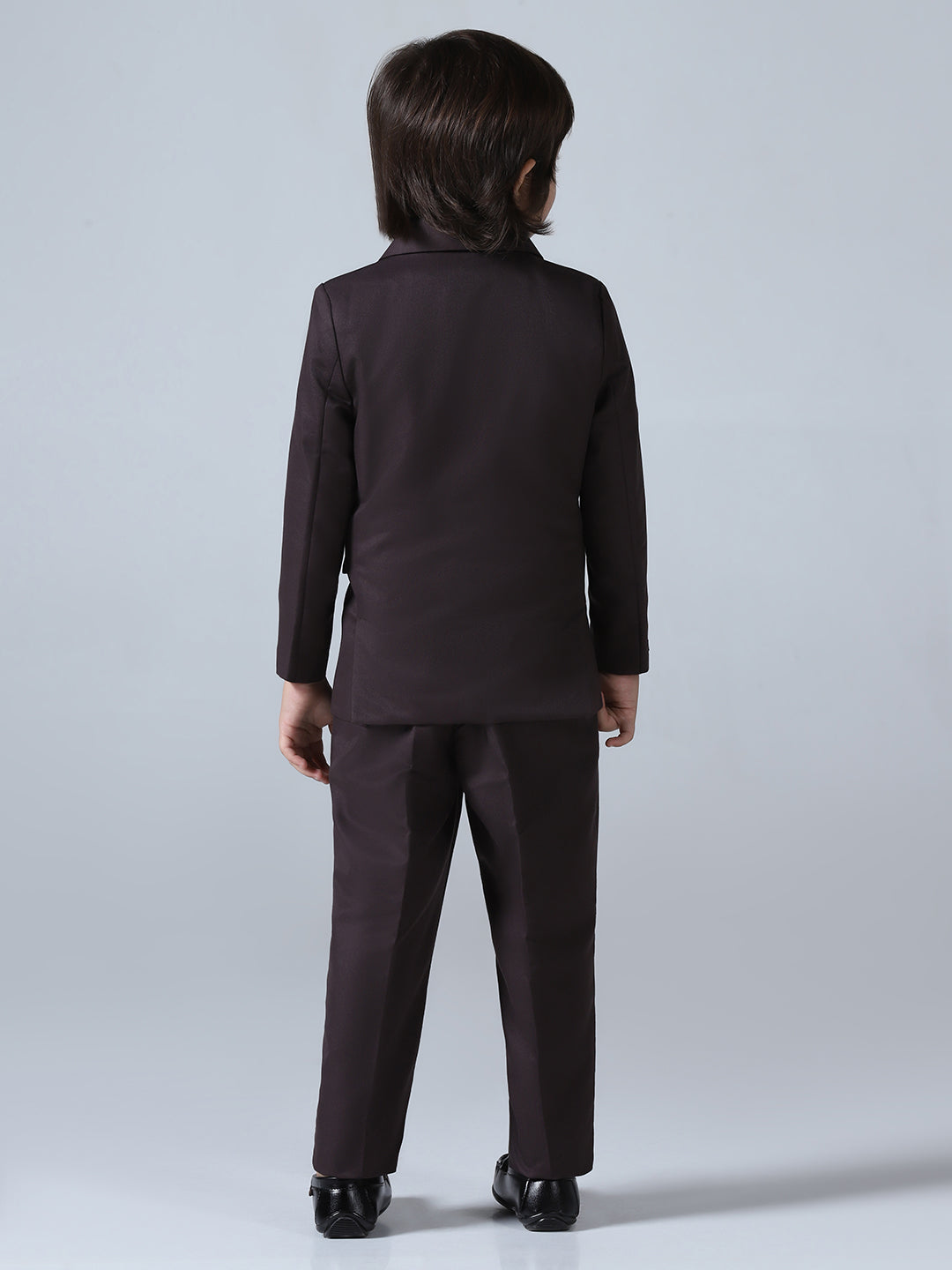 Coffee Brown Notched Lapel suit set