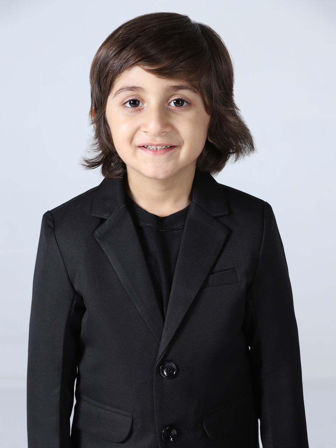 Black Notched Lapel suit set