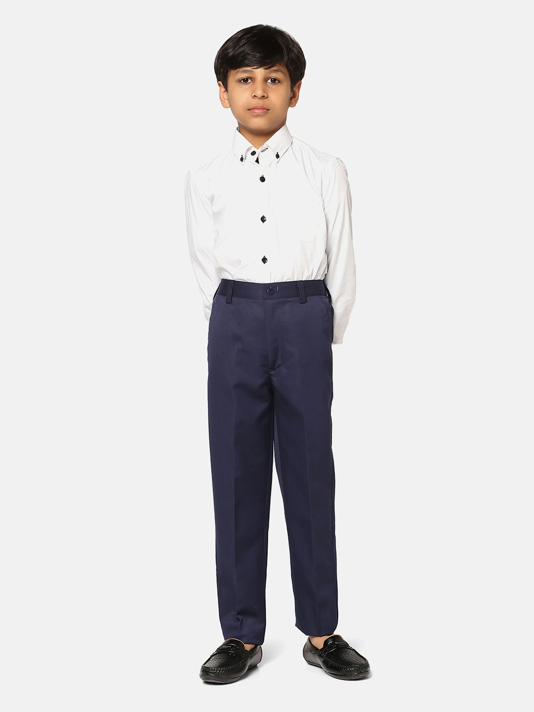 Boys Formal Blue Trouser - Tahvo India