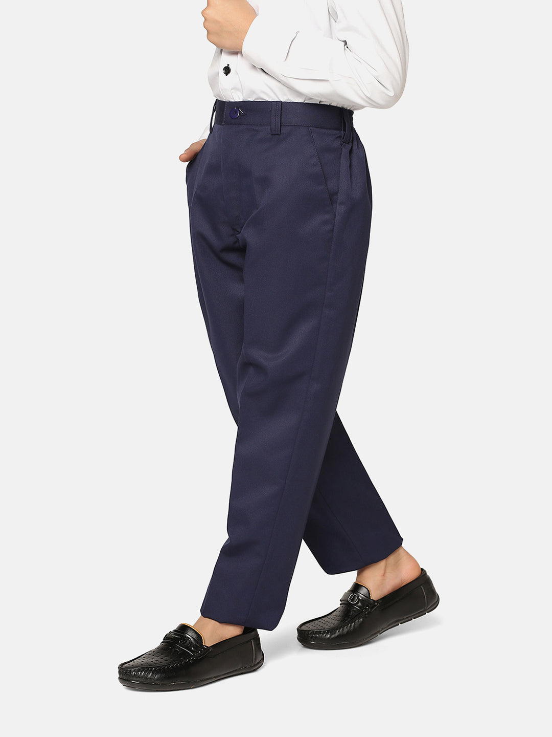 Boys Formal Blue Trouser - Tahvo India