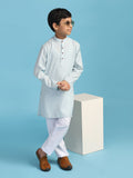 Boys Solid Kurta Pyjama Set - Tututree
