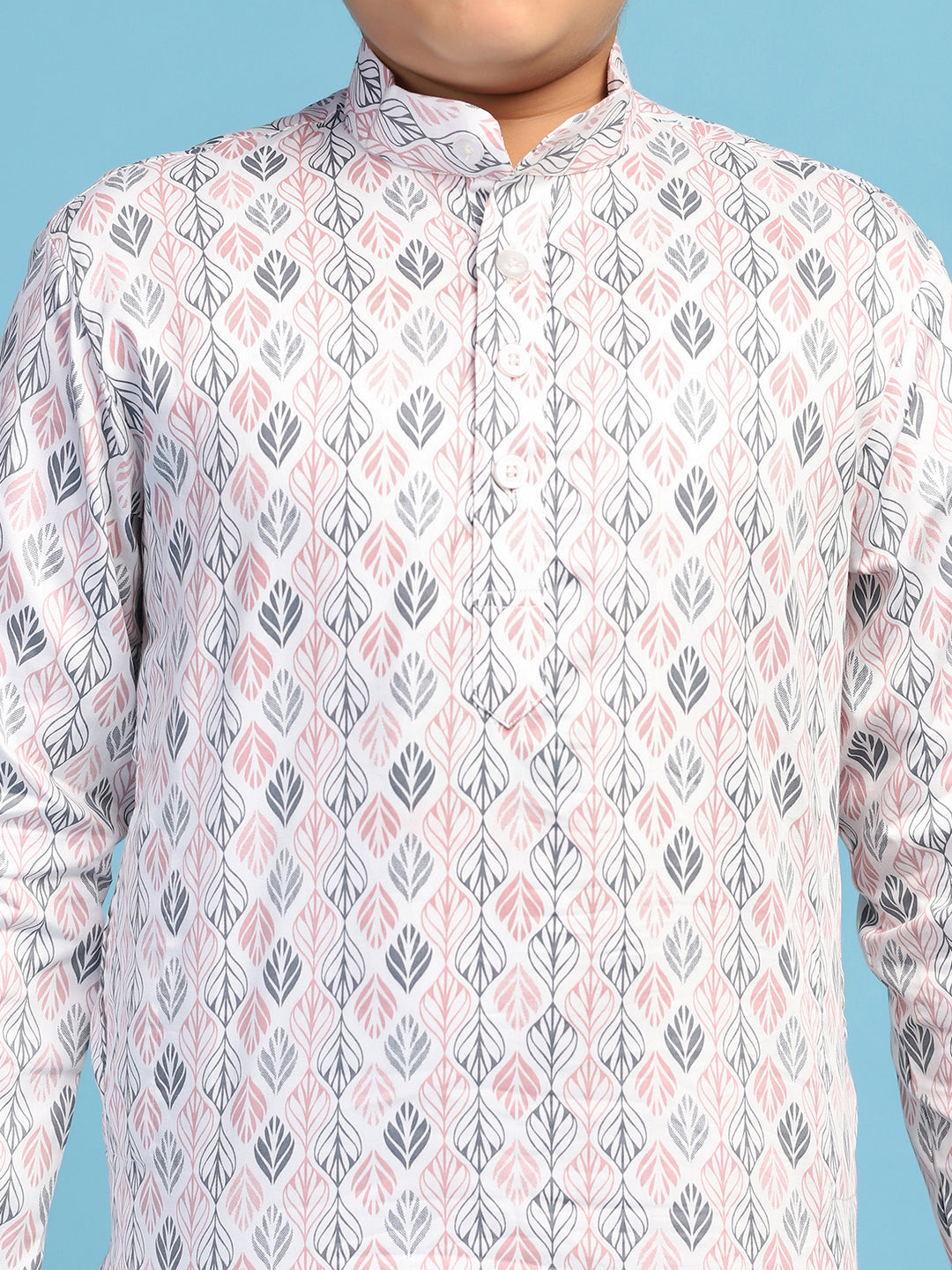 Kids Printed Kurta Set - Tututree