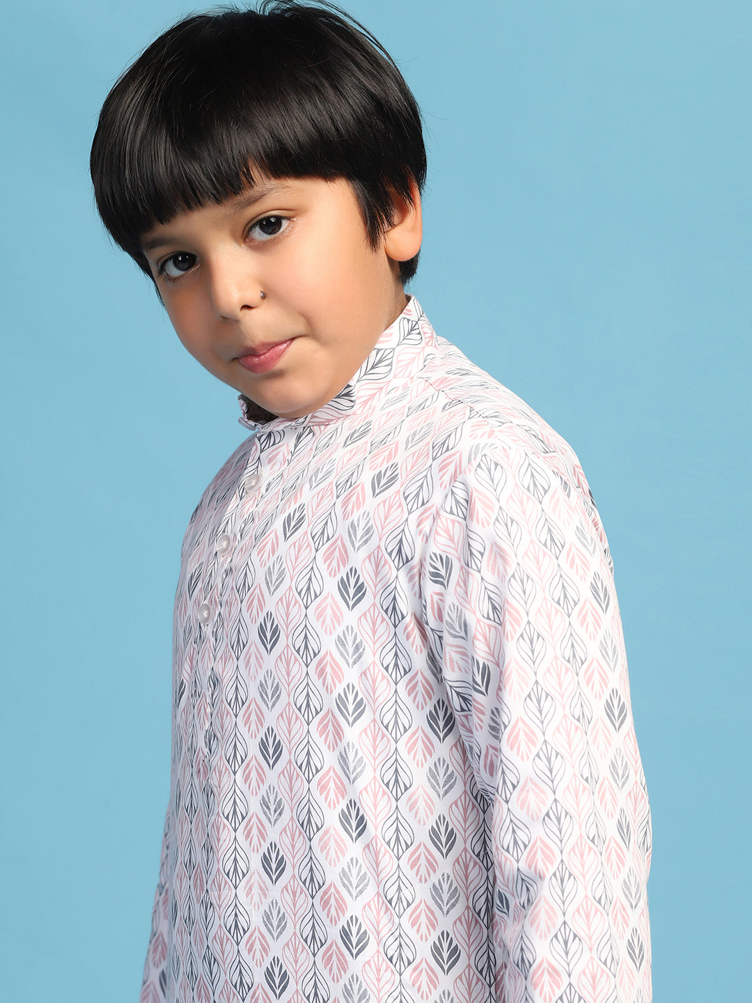 Kids Printed Kurta Set - Tahvo India