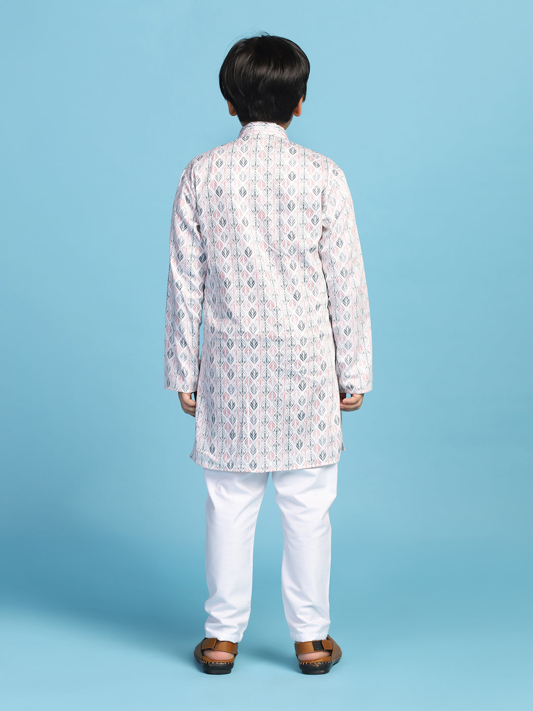 Kids Printed Kurta Set - Tututree