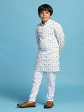 Boys Cotton Printed Kurta Set - Tahvo India