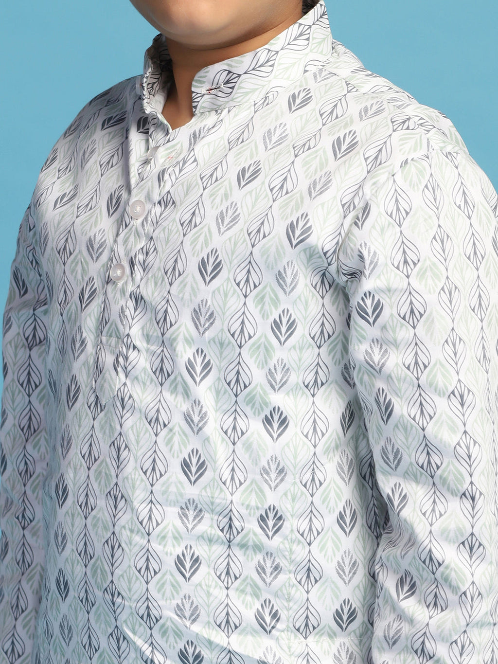 Boys Cotton Printed Kurta Set - Tahvo India