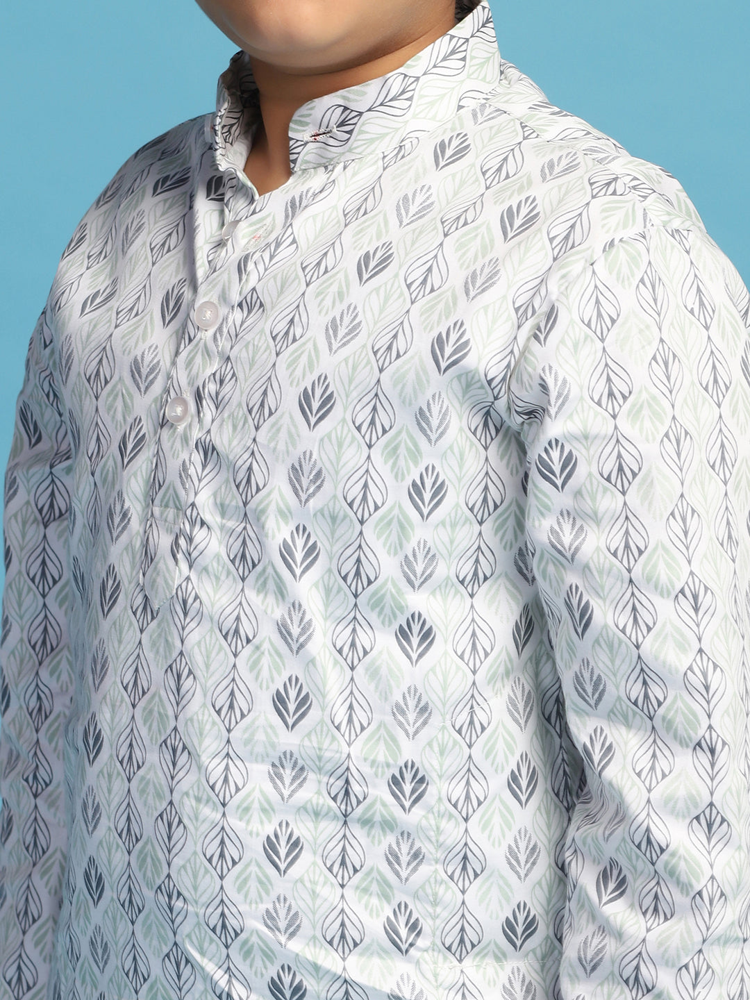 Boys Cotton Printed Kurta Set - Tahvo India