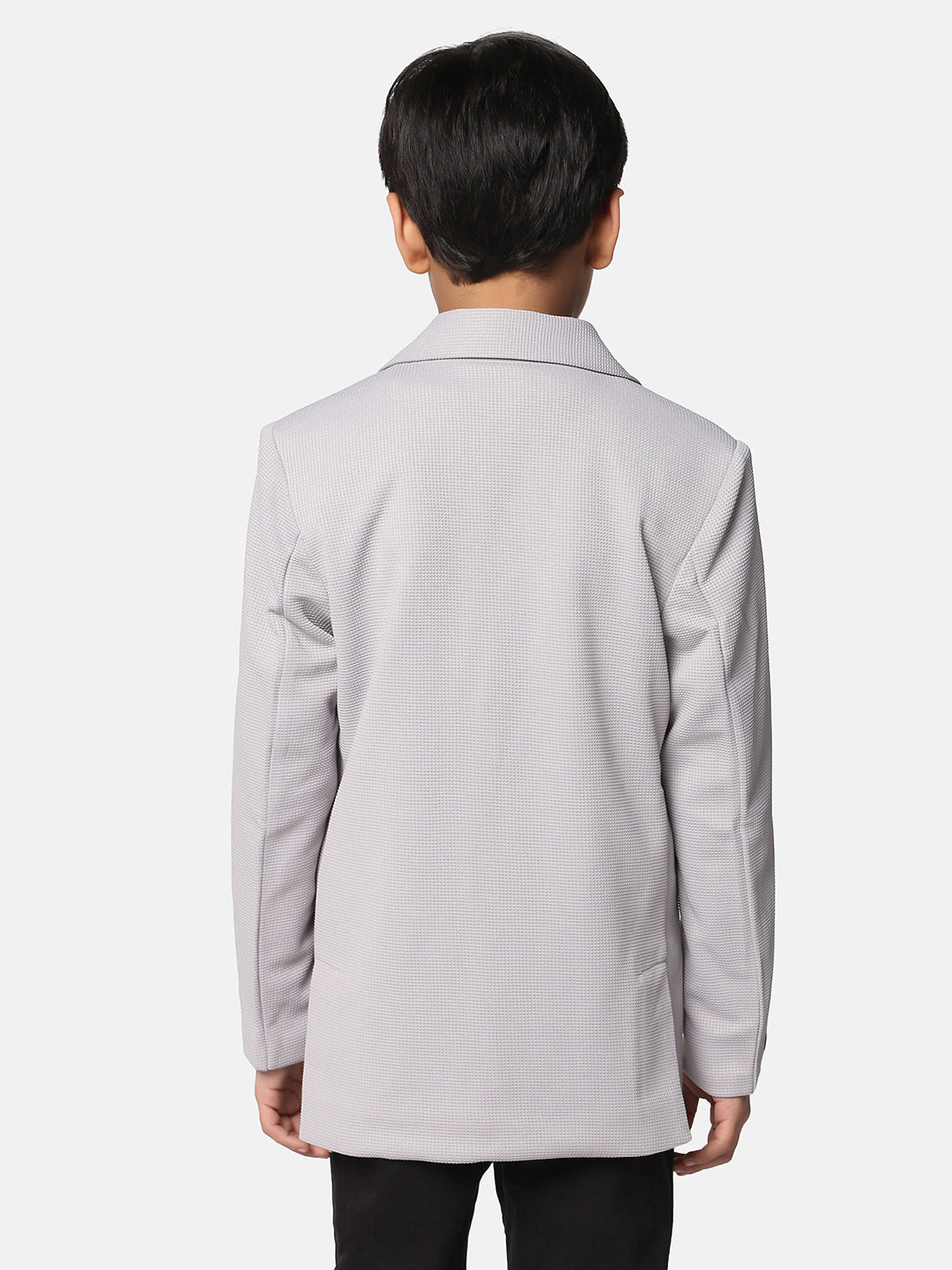 Solid Single Breasted Party Boys Blazer - Tahvo India