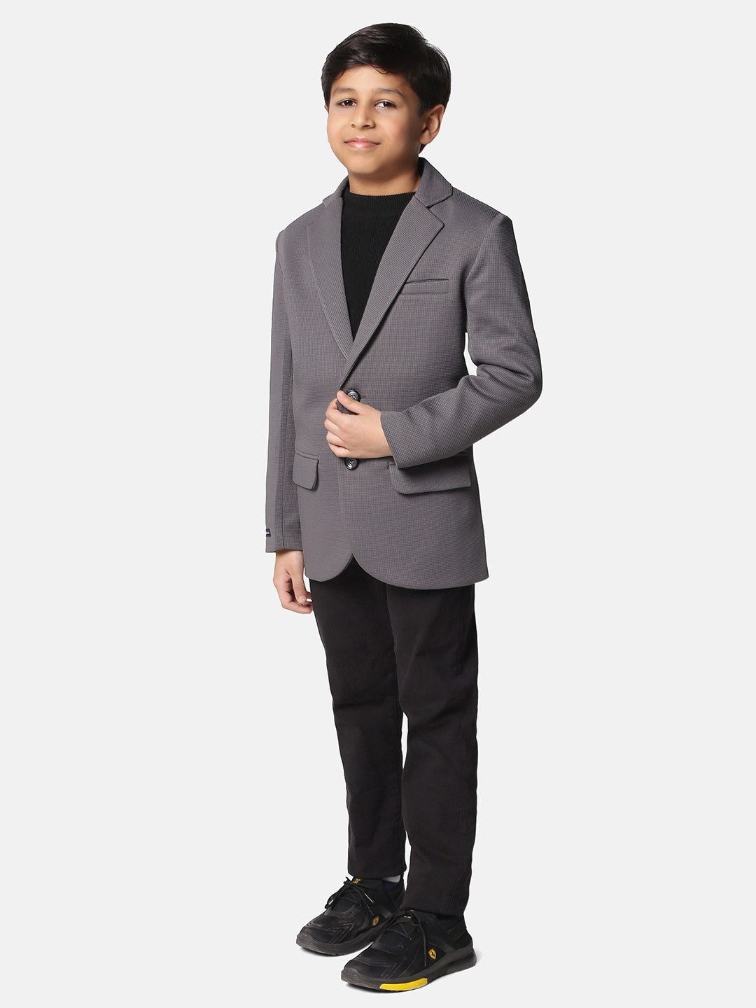 Boys Grey Blazer - Tahvo India