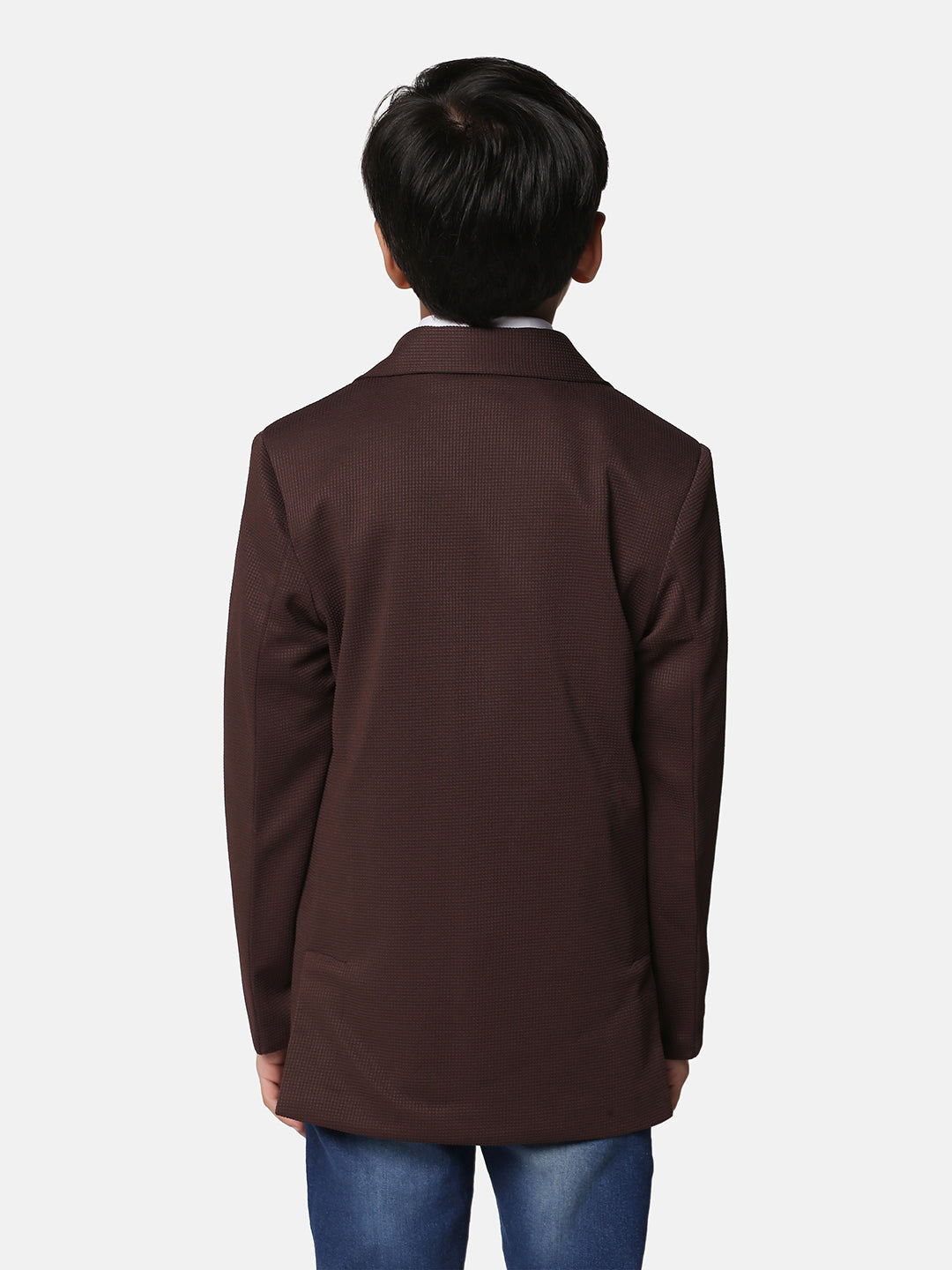 Boys Brown Blazer - Tahvo India