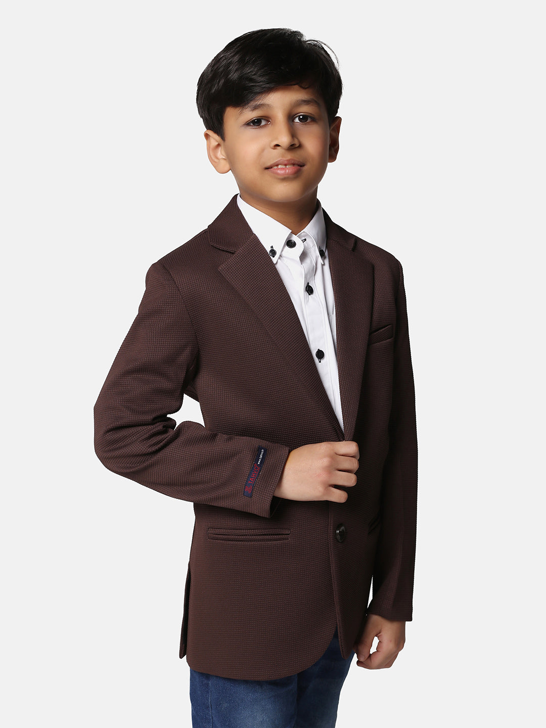 Boys Brown Blazer - Tahvo India