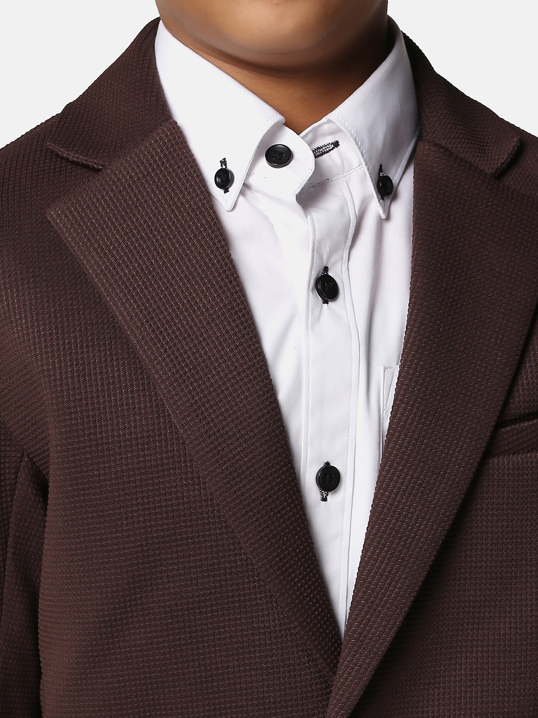 Boys Brown Blazer - Tahvo India