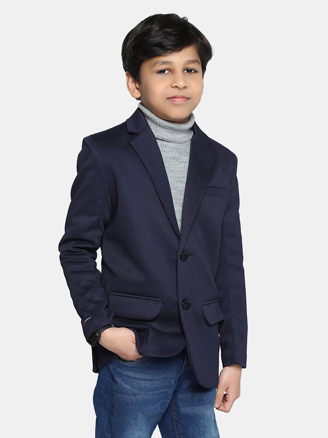 Kids Blue Blazer - Tahvo India