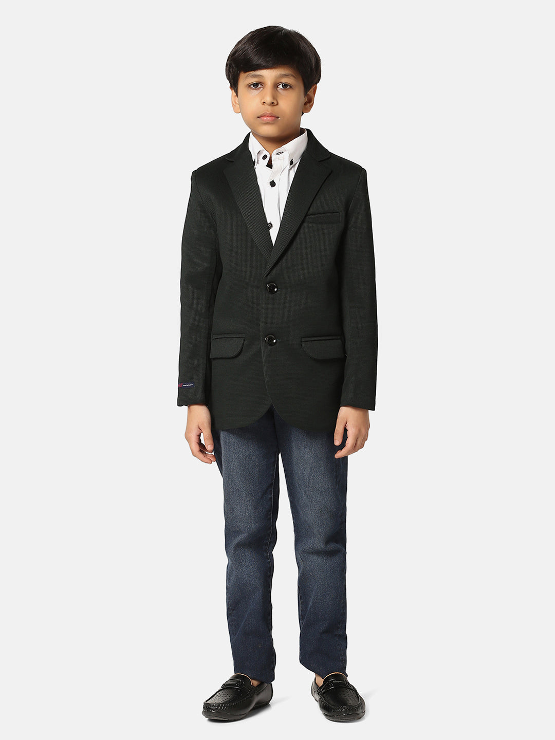 Boys Green Blazer - Tahvo India