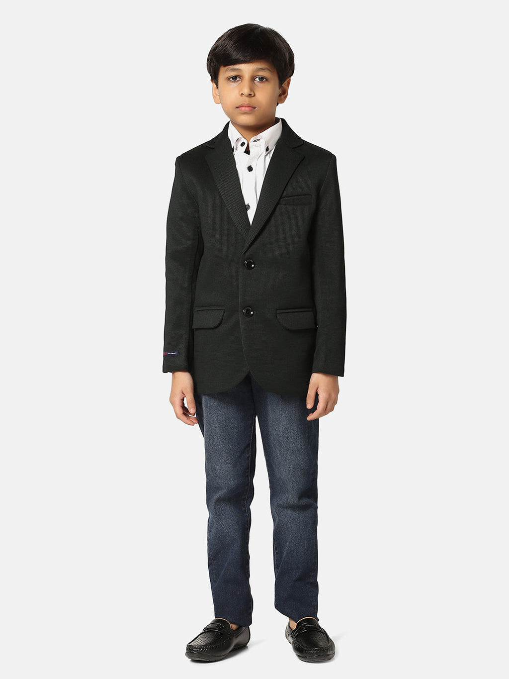 Boys Green Blazer - Tahvo India