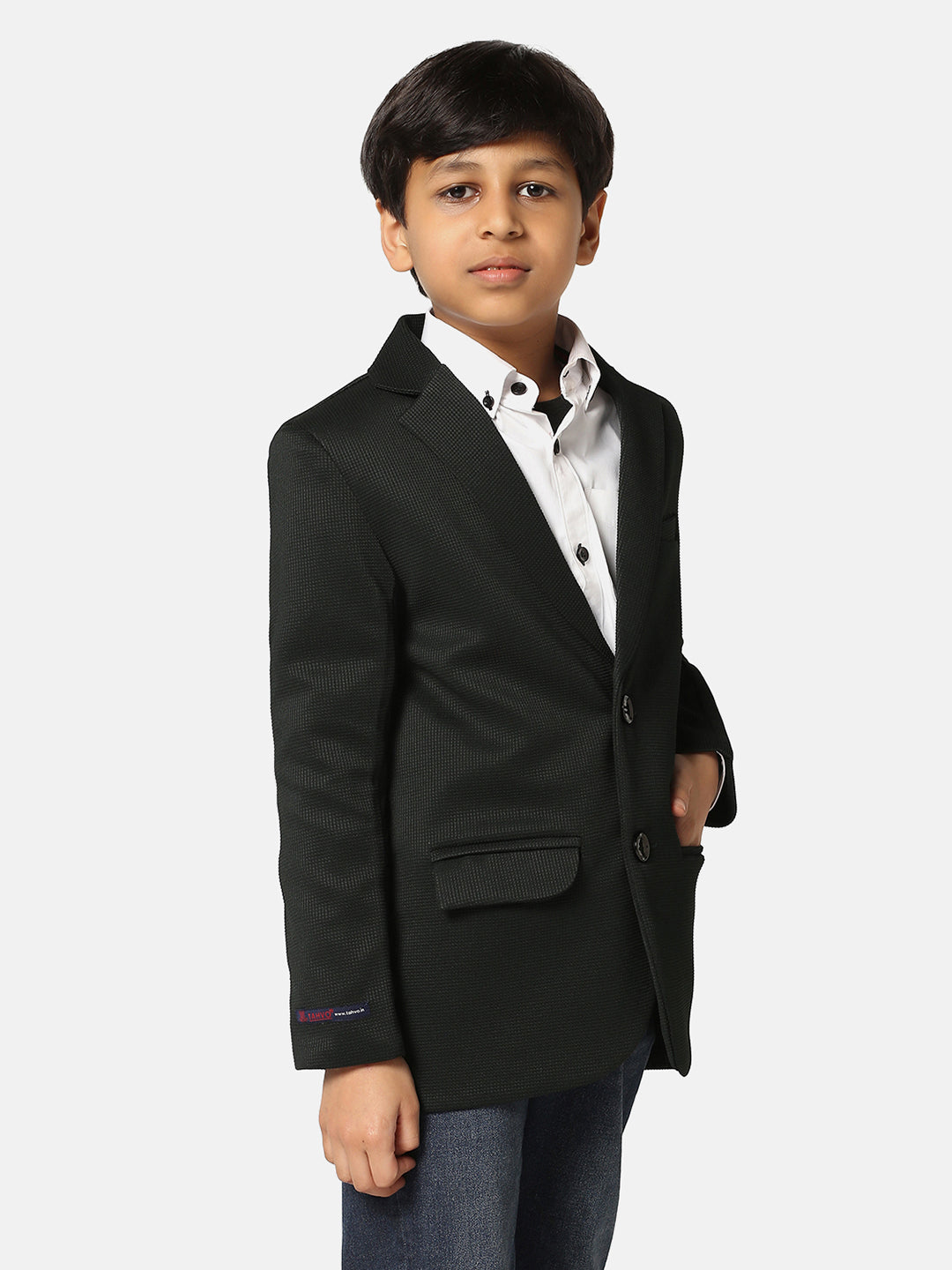 Boys Green Blazer - Tahvo India