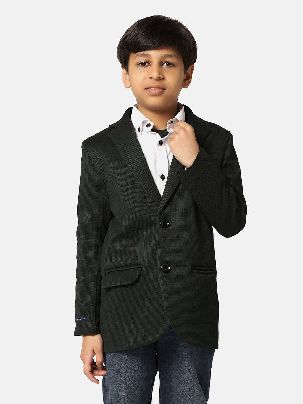 Boys Green Blazer - Tahvo India