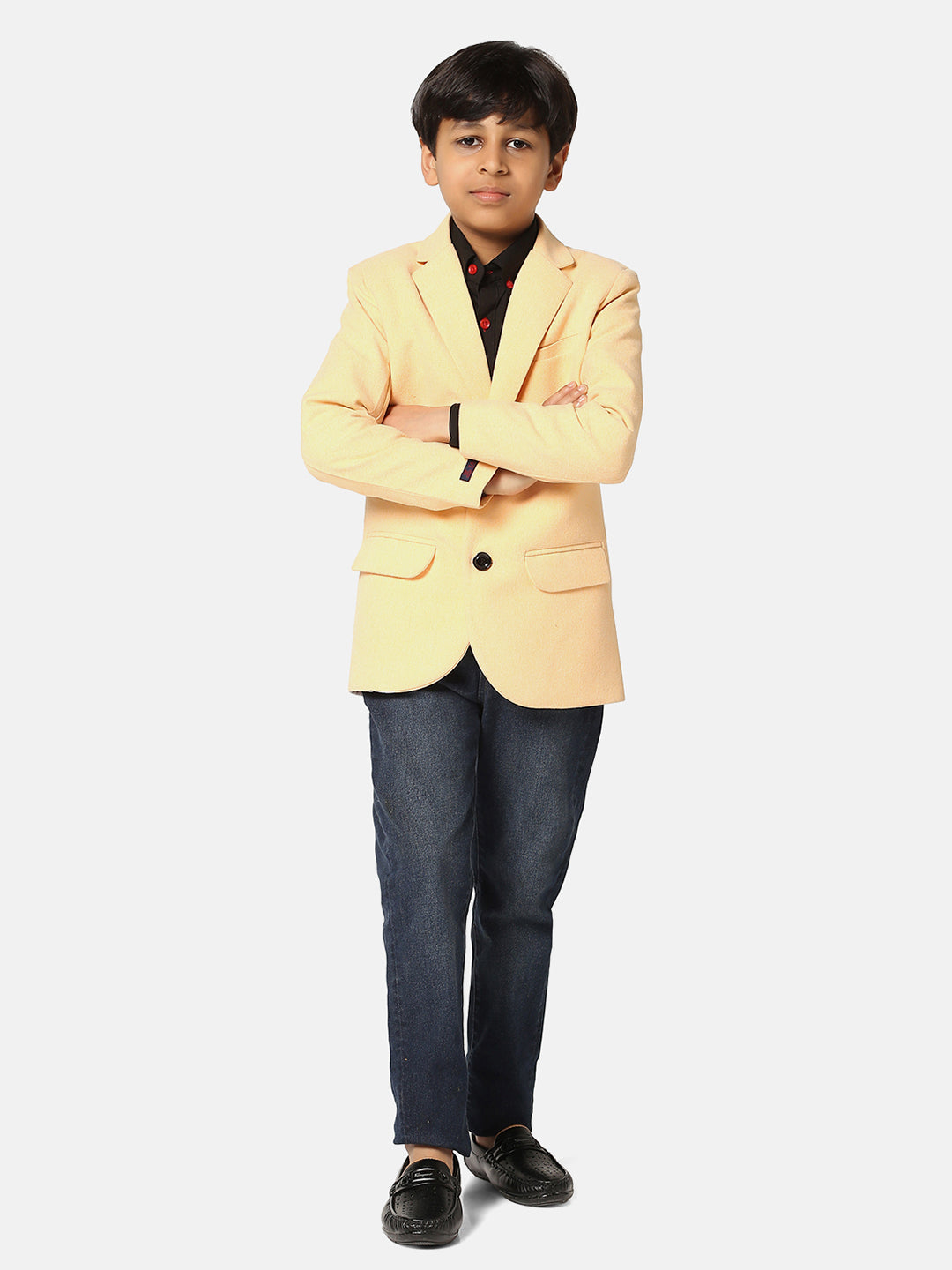 Kids Orange Blazer - Tahvo India